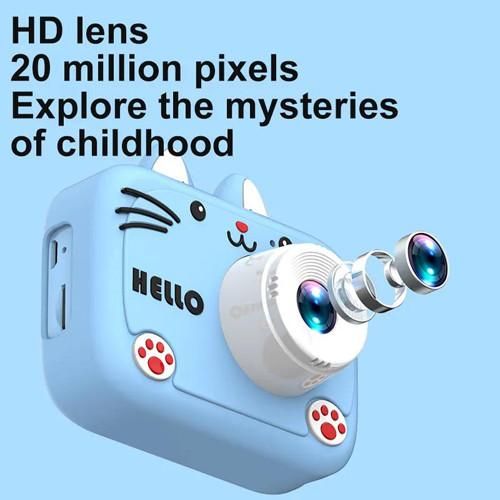 Дитячий фотоапарат X900 Cat, blue