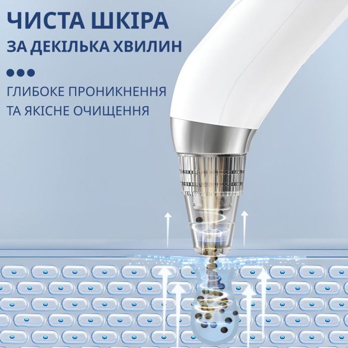 Очисник вакуумний для пор шкіри обличчя 3 в 1 апарат для чищення чорних точок Sokany SK-319