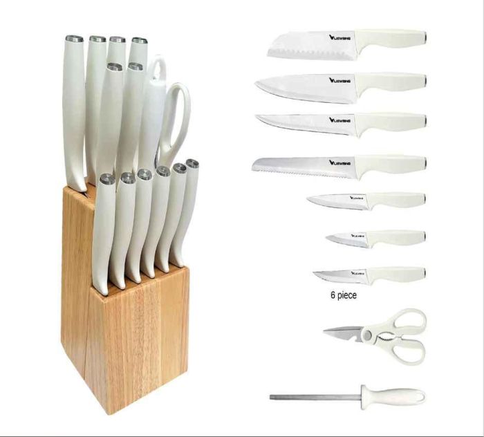 Набір кухонних ножів 14 предметів