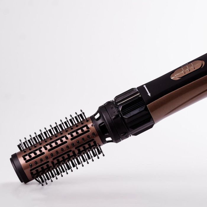 Фен стайлер для волосся 2 в 1 керамічний 1000 Вт поворотна насадка та щітка фен Sokany SD-903