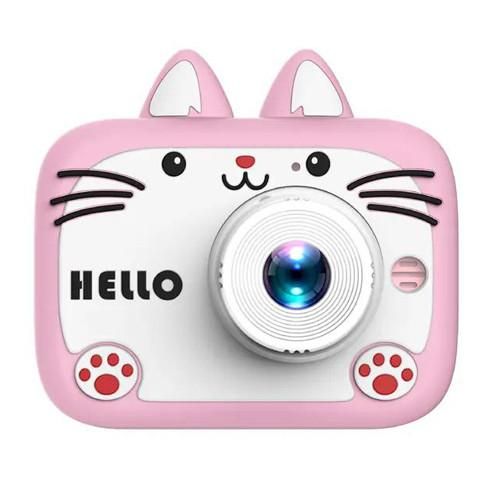 Дитячий фотоапарат X900 Cat, pink