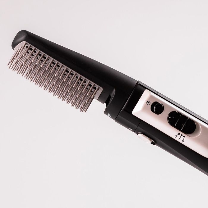 Фен стайлер для волосся 2в1 керамічний 1000 Вт 2 швидкості щітка фен Sokany JE-204