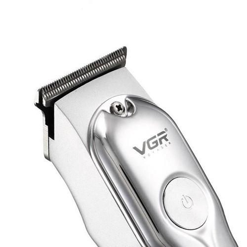 Машинка (триммер) для стрижки волосся та бороди VGR V-071, Professional, 3 насадки, Т-подібне лезо, вбуд.