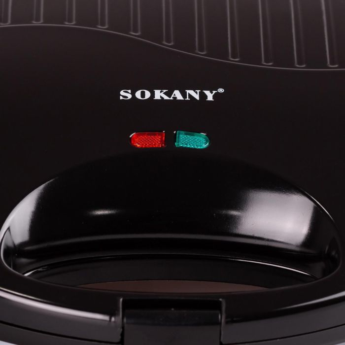 Ліщина електрична 750 Вт на 12 половинок горіха двостороннє нагрівання антипригарне покриття Sokany SK-805