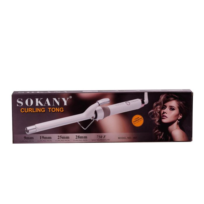 Плойка професійна для завивки волосся 9 мм 300 Вт щипці для локонів Sokany 667-9