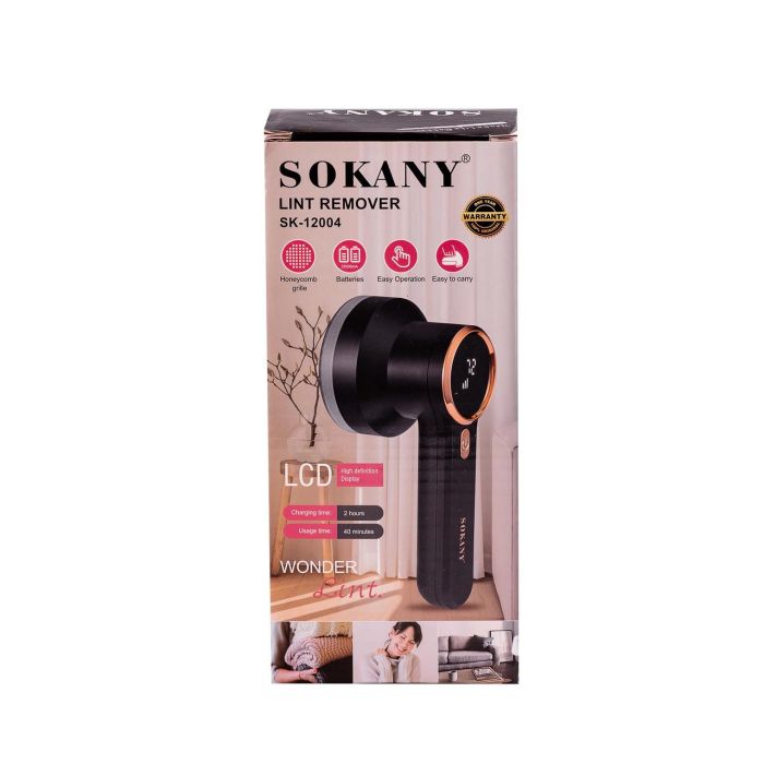 Машинка для стрижки котів акумуляторна 9 Вт тример для чищення одягу ручного з дисплеєм SOKANY SK-12004